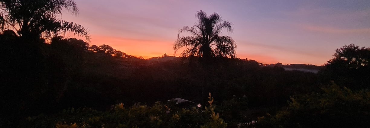 Por do Sol na Pousada Terras de Bragança