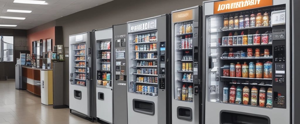 a street sweeper sitting on the side of a brick road