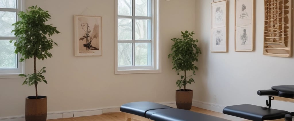 A close-up view of a Pilates reformer bearing the brand name 'bonPILATES'. The equipment is made of light-colored wood with a dark padded surface.