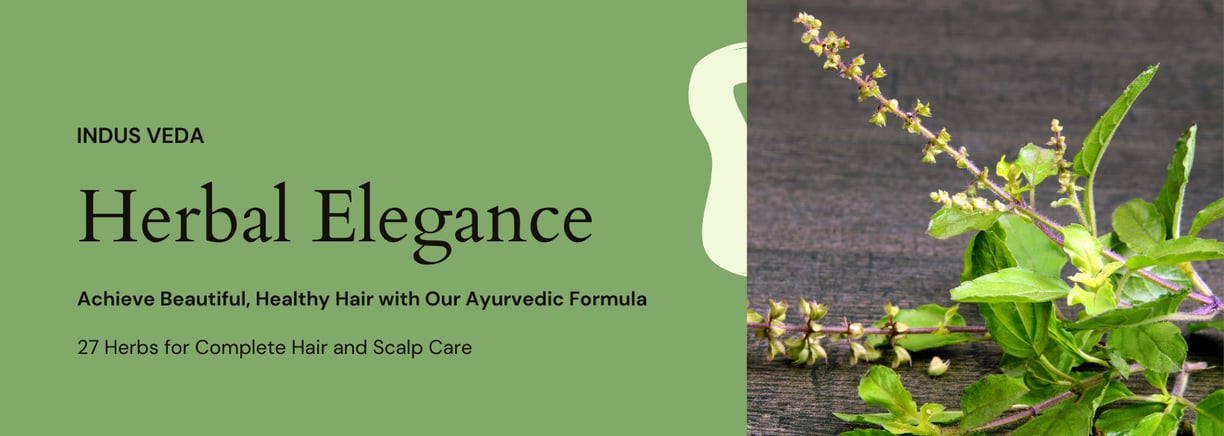 Herbal elegance by IndusVeda for stunning hair