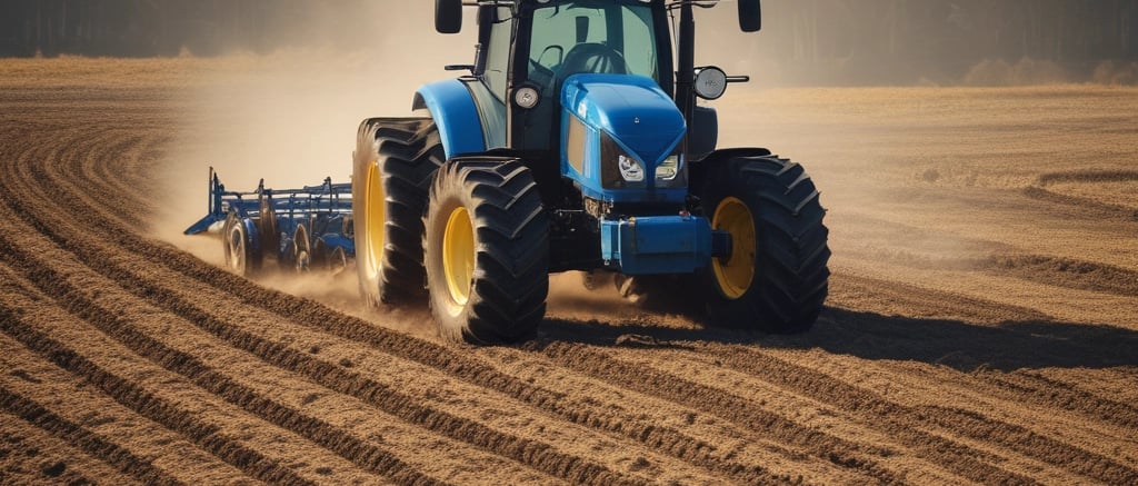 Un tractor new holland