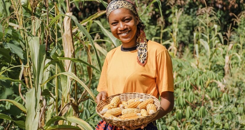 Happy African Farmer