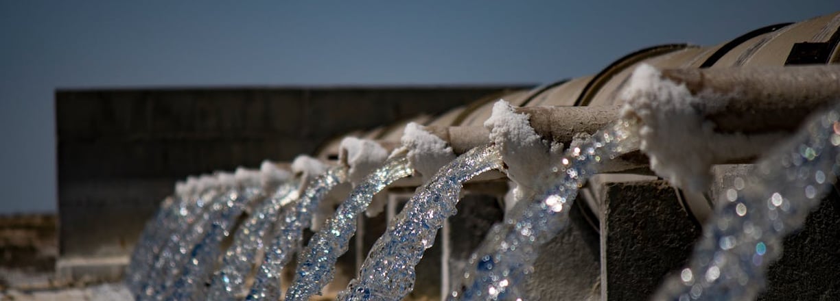 water flowing