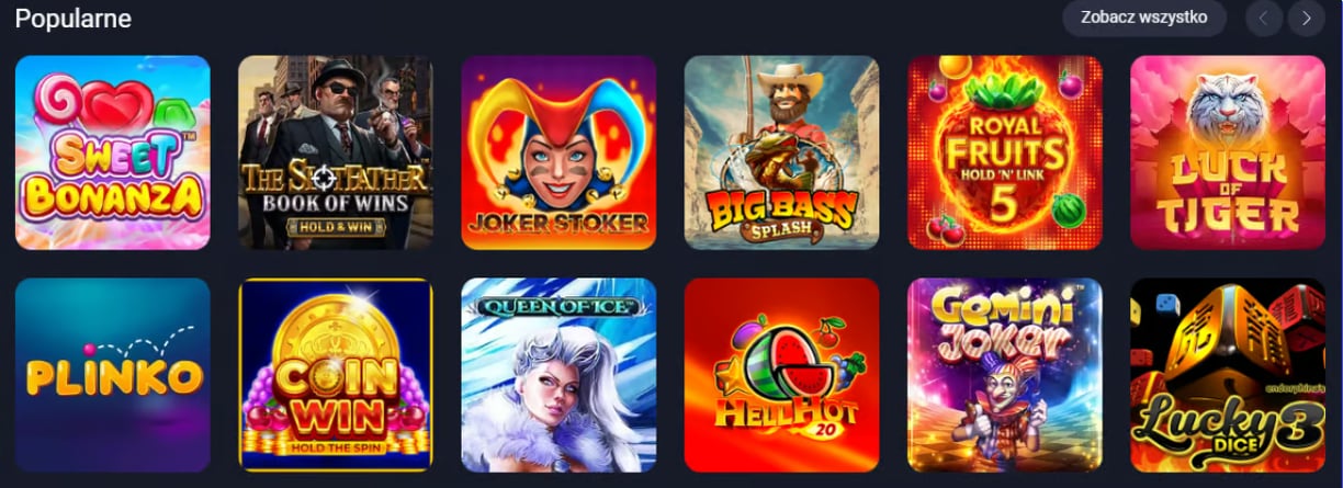 Beliebte Slots bei Vox Casino