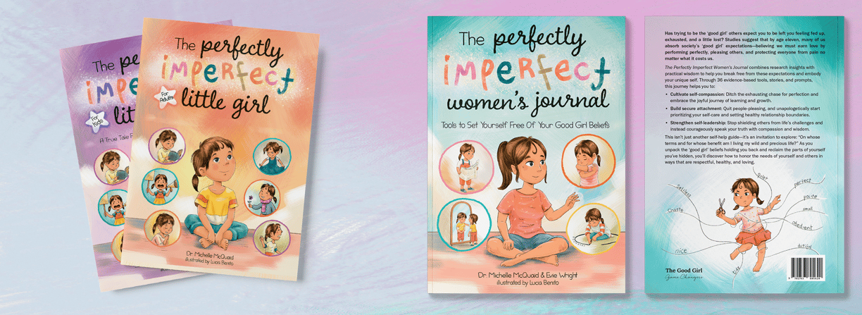The perfectly imperfect little girl, Books, typesetting by Michelle Pirovich, Squeezebox