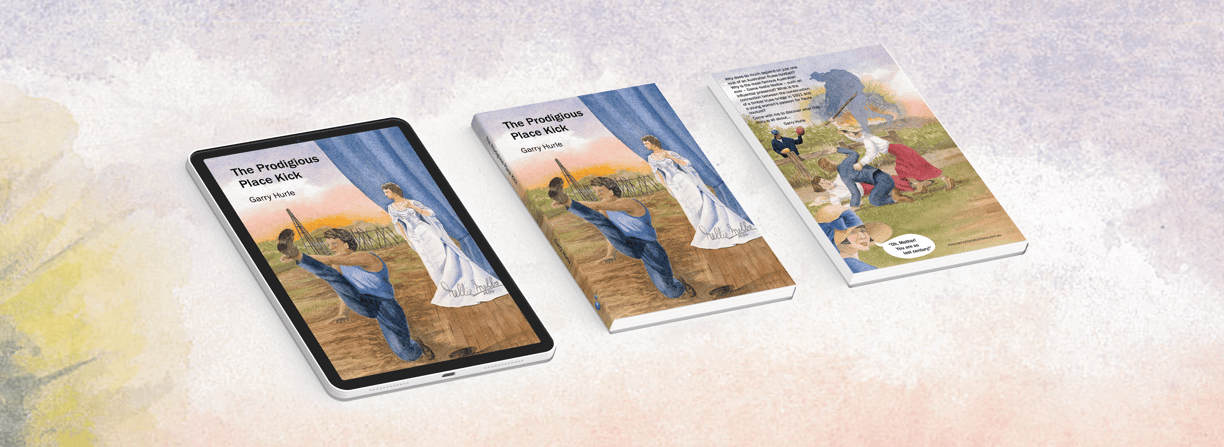 The prodigious place kick, Books, typesetting by Michelle Pirovich, Squeezebox