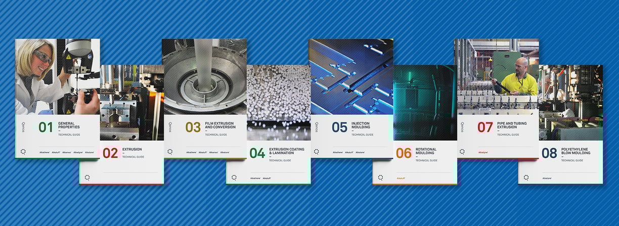 Qenos Technical Guides, Books, typesetting by Michelle Pirovich, Squeezebox