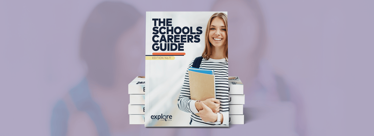 Explore school careers guide, typesetting by Michelle Pirovich, Squeezebox