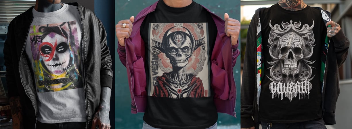 Coleção Cavérik, moda skate e arte urbana, rock e tatuagem, sergio astral