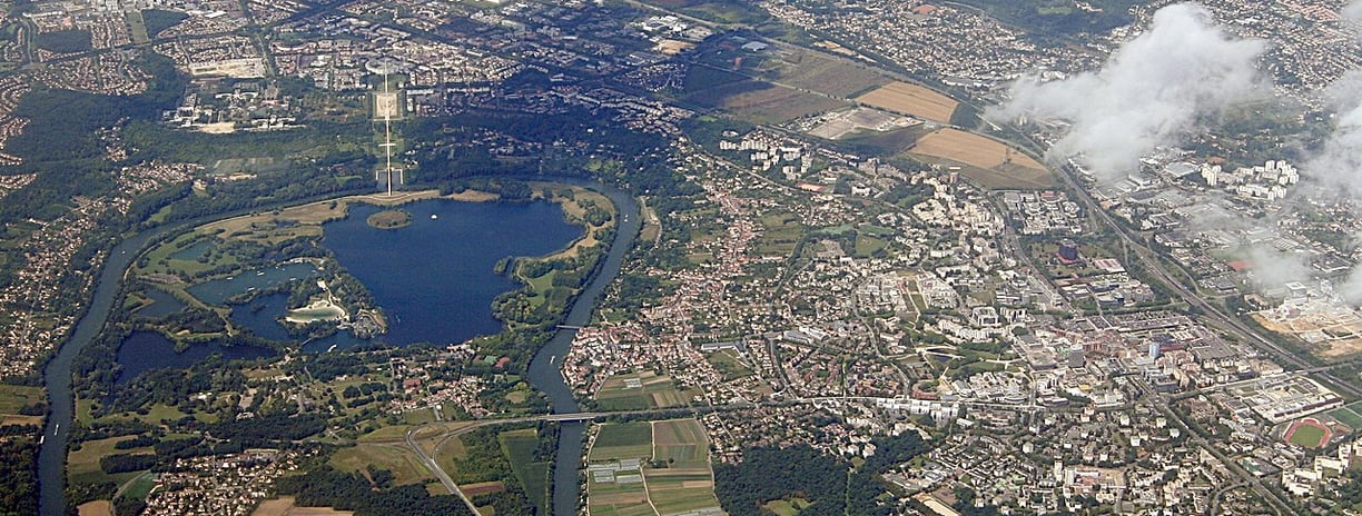 vue aérienne Cergy, Cergy, Cergy pontoise, val 'd'Oise