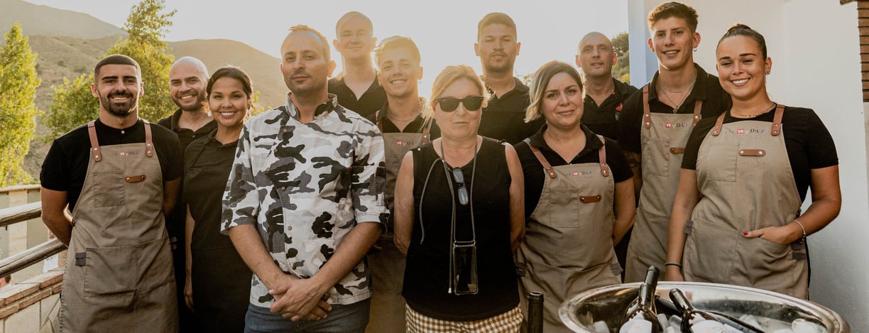 Equipo de La Santa en Málaga. Cercanía, experiencia y compromiso en cada evento.