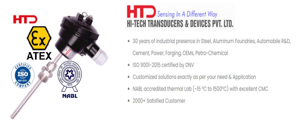 HTD THERMOCOUPLES AND TRANSDUCERS 