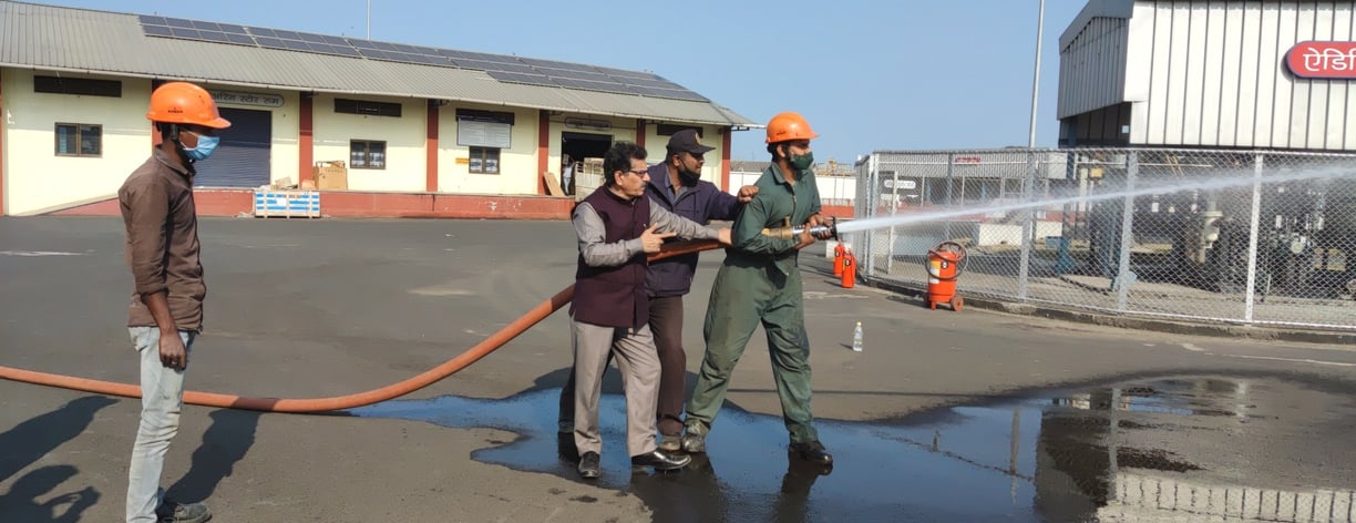 S.K. Fire Protection Gives Training