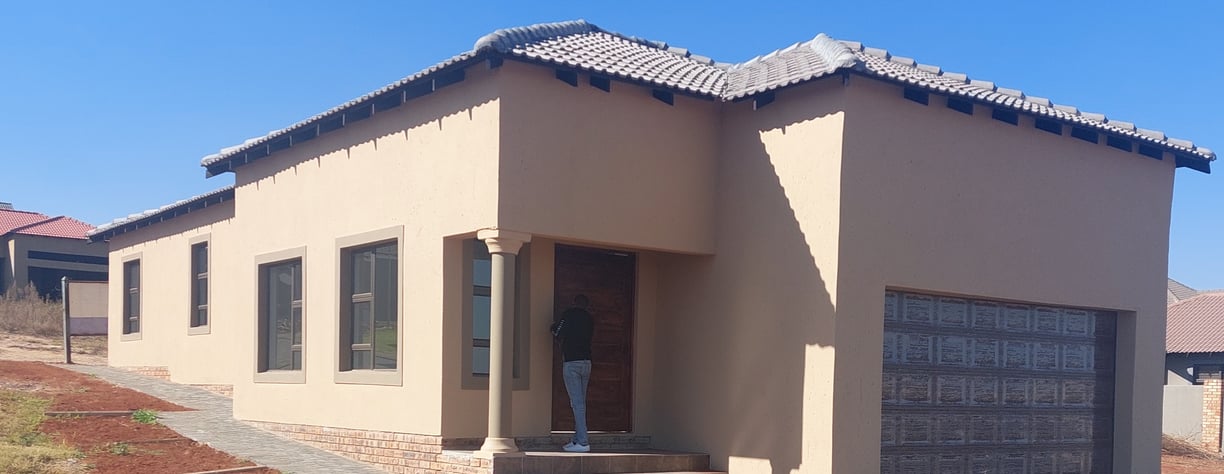 Completed construction project, Wildtuin Park, Krugersdorp