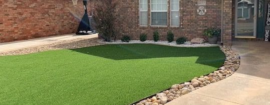 Luxury front yard turf replacement in Atherton with low-maintenance design