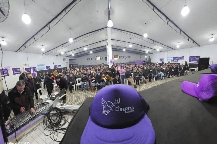 Acto de La Libertad Avanza en Entre Ríos, junio 2025