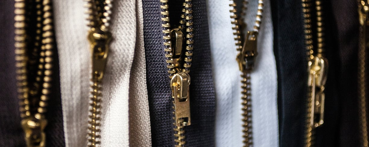 Rongzhiyue: display of premium metal zipper