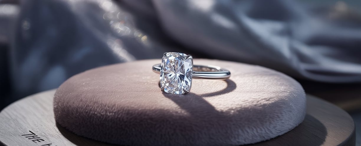 Shambh's Lab Diamond Solitaire Ring