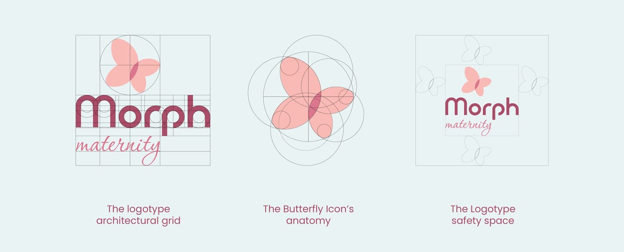 Pregnancy care brand identity and logo design