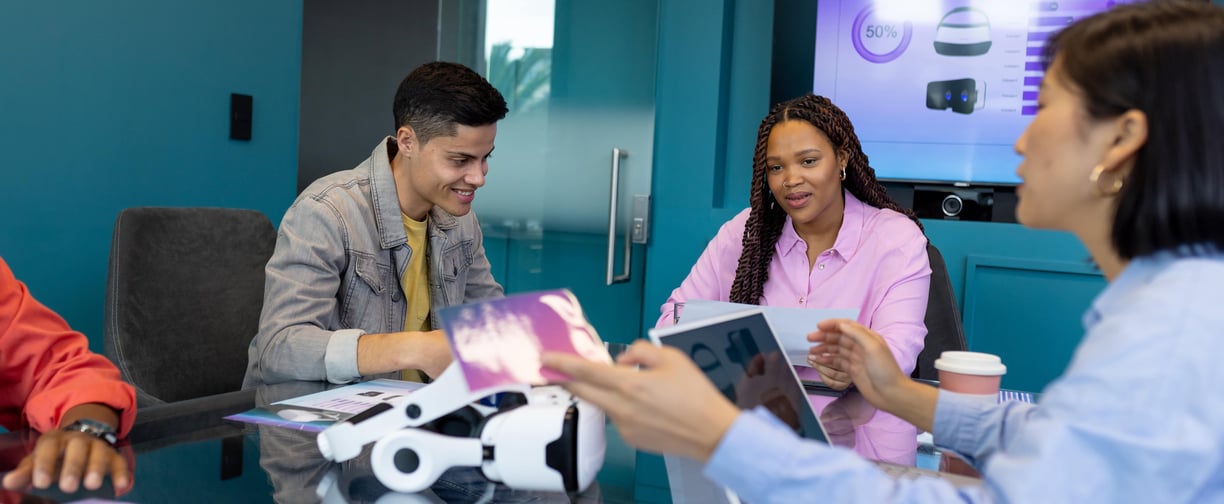 a group of people sitting around a table-Ai-Integrated Digital Academy