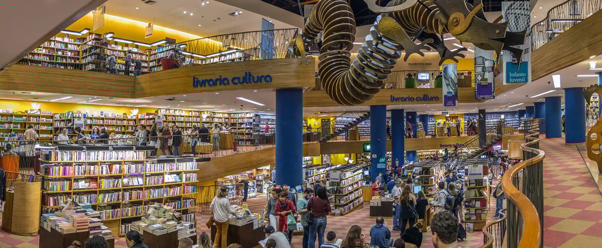 imagem da unidade da Livraria Cultura na Avenida Paulista oferece uma experiência cultural completa