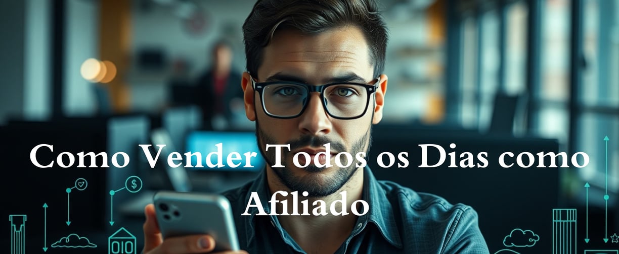 Imagem ilustrativa de uma pessoa usando ferramentas digitais para realizar vendas online, simbolizan