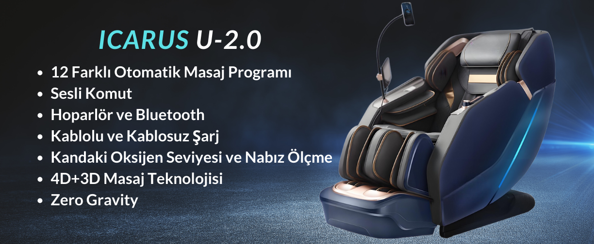 icarus u-2.0 masaj koltugu