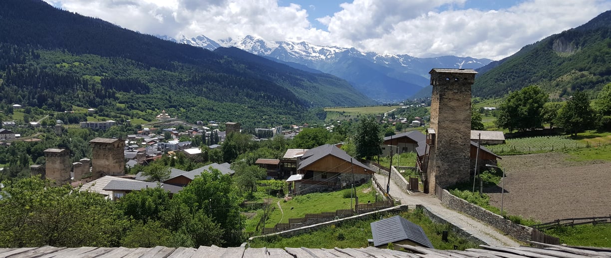 Mestia from Lanchvali