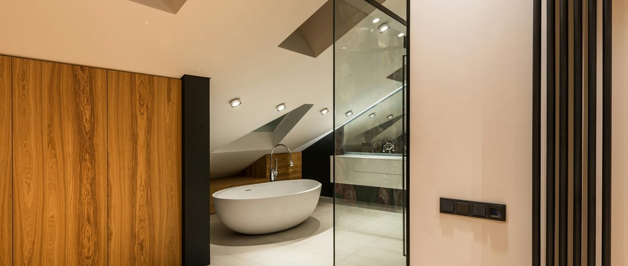 une salle de bain réalisée par un plombier d'Argelès-Gazost