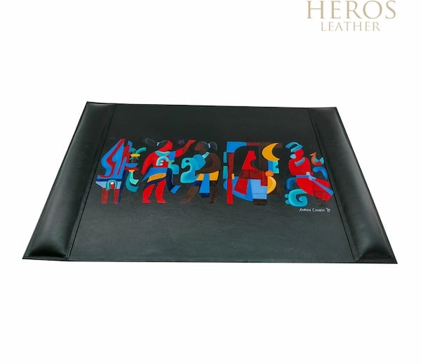 Carpeta de cuero para escritorio por Heros Leather