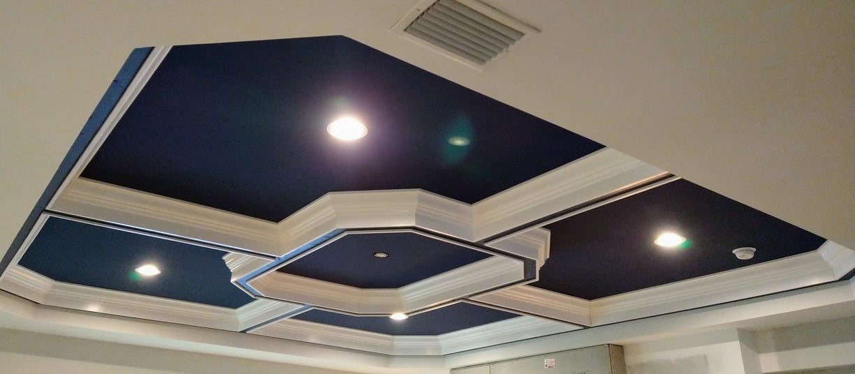 Custom Coffer Ceiling