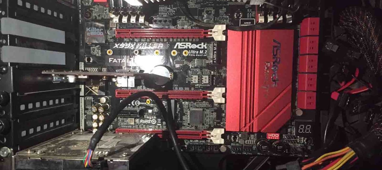 a computer motherboard with a motherboard and a motherboard