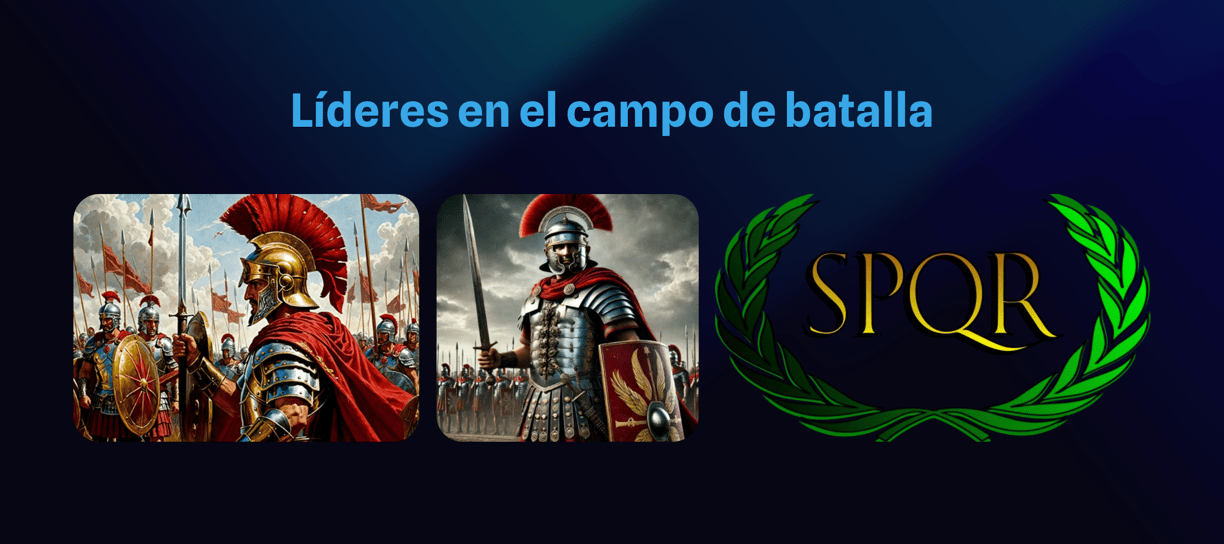 lideres en el campo de batalla