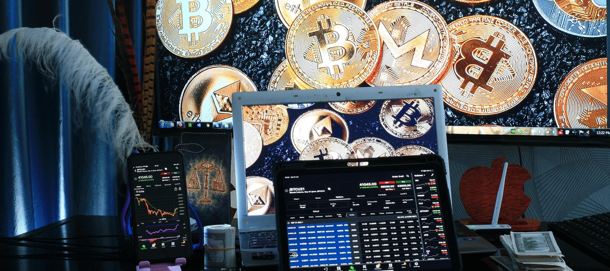 A pic showing Crypto bacground