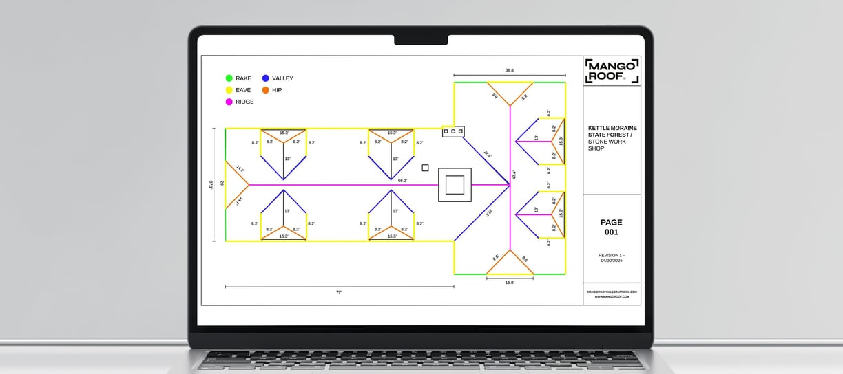 Mango Roof Takeoff diagram
