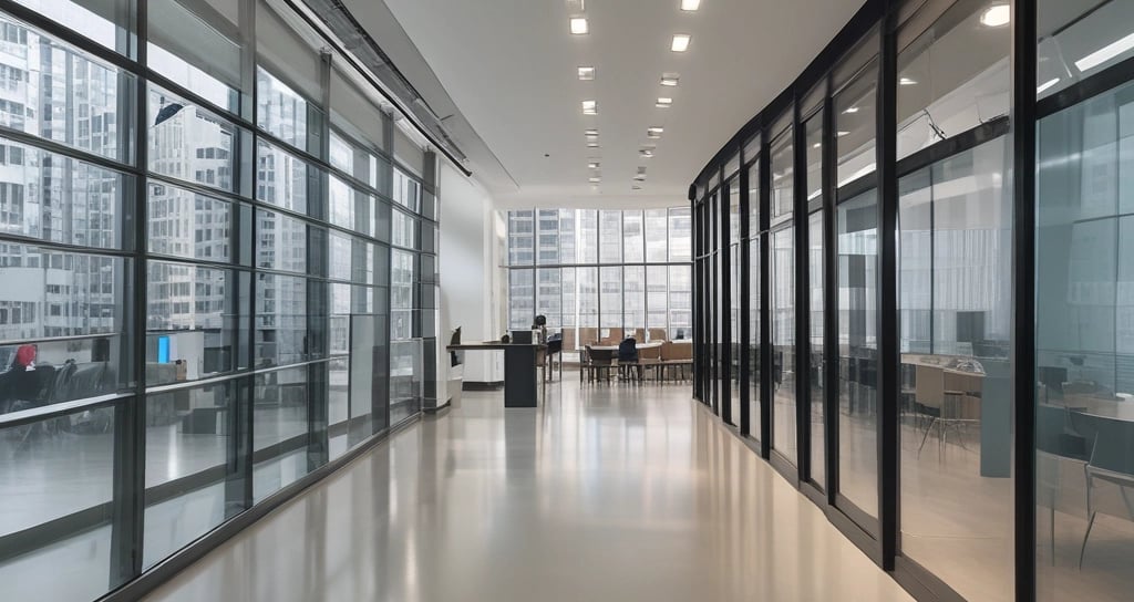 gray concrete wall inside building
