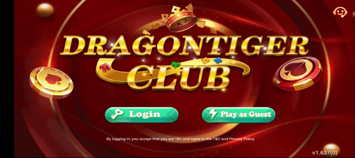 Dragon Tiger club Game | Download Pakistan Game Dragon Tiger Club Apk 2025 Download 3patti