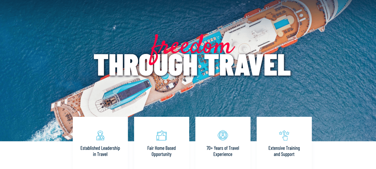 a cruise ship with a caption of a boat