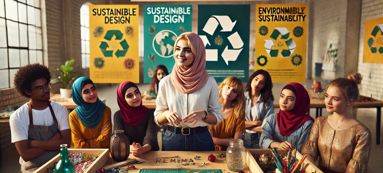 "Handmade recycled house model crafted from eco-friendly materials"