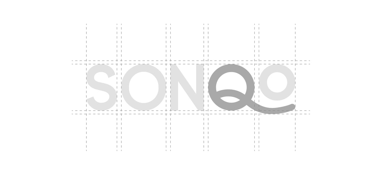 Boceto digital del nuevo logotipo de la marca Sonqo Textilería Ancestral