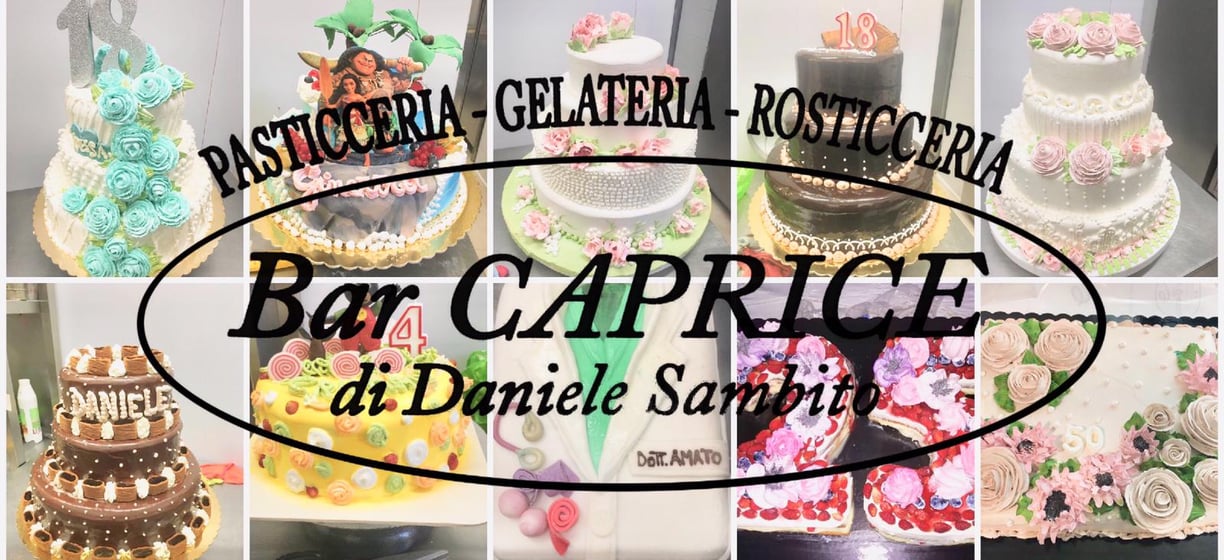 a collage of cakes and cakes with a sign that says bar - a -