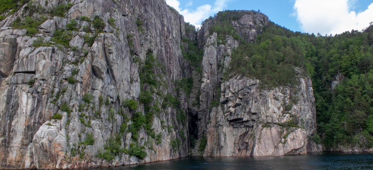 The Vagabond's Cave at Lysefjorden