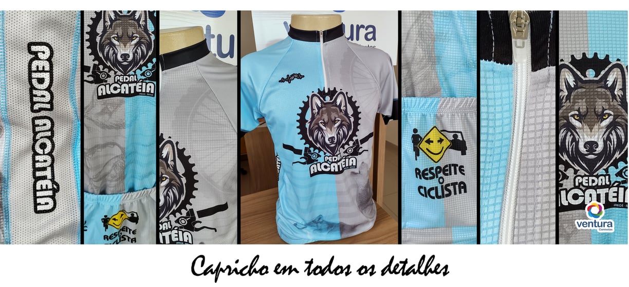 Camisa de ciclismo Ventura Camisetas pedal alcateia Mountain Bike