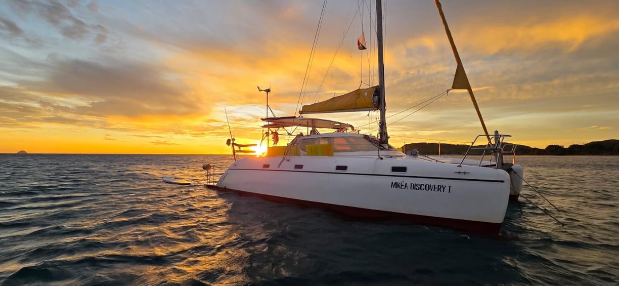 catamaran en croisiere nosy be