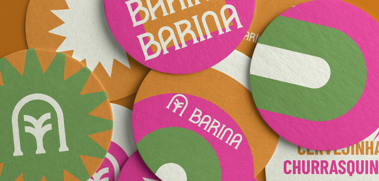 a bunch of stickers with different logos