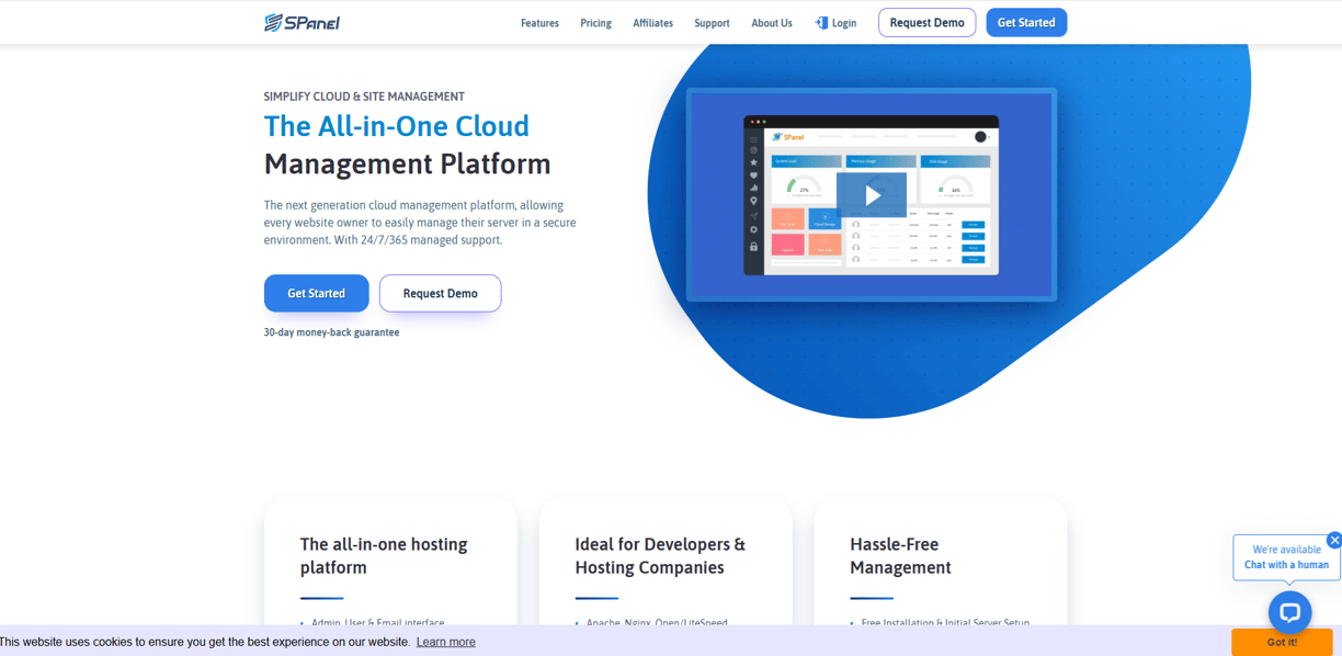 Spanel Homepage