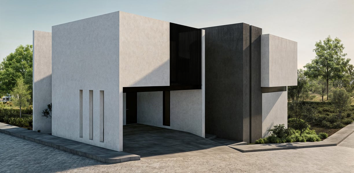 casa minimalista en tepic nayarit con acero y concreto aparente 