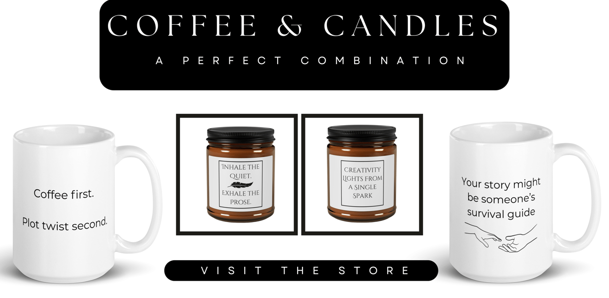 A picture of coffee and candles