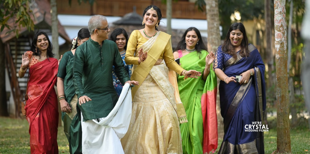 Intimate wedding at ottapalam