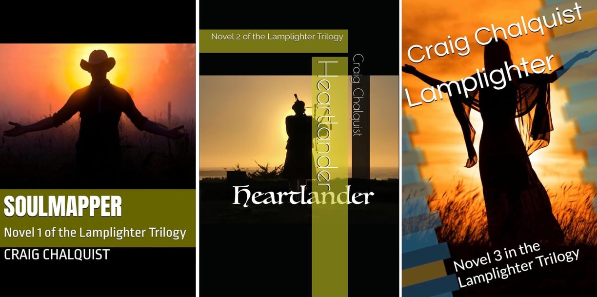 Lamplighter Trilogy covers. 